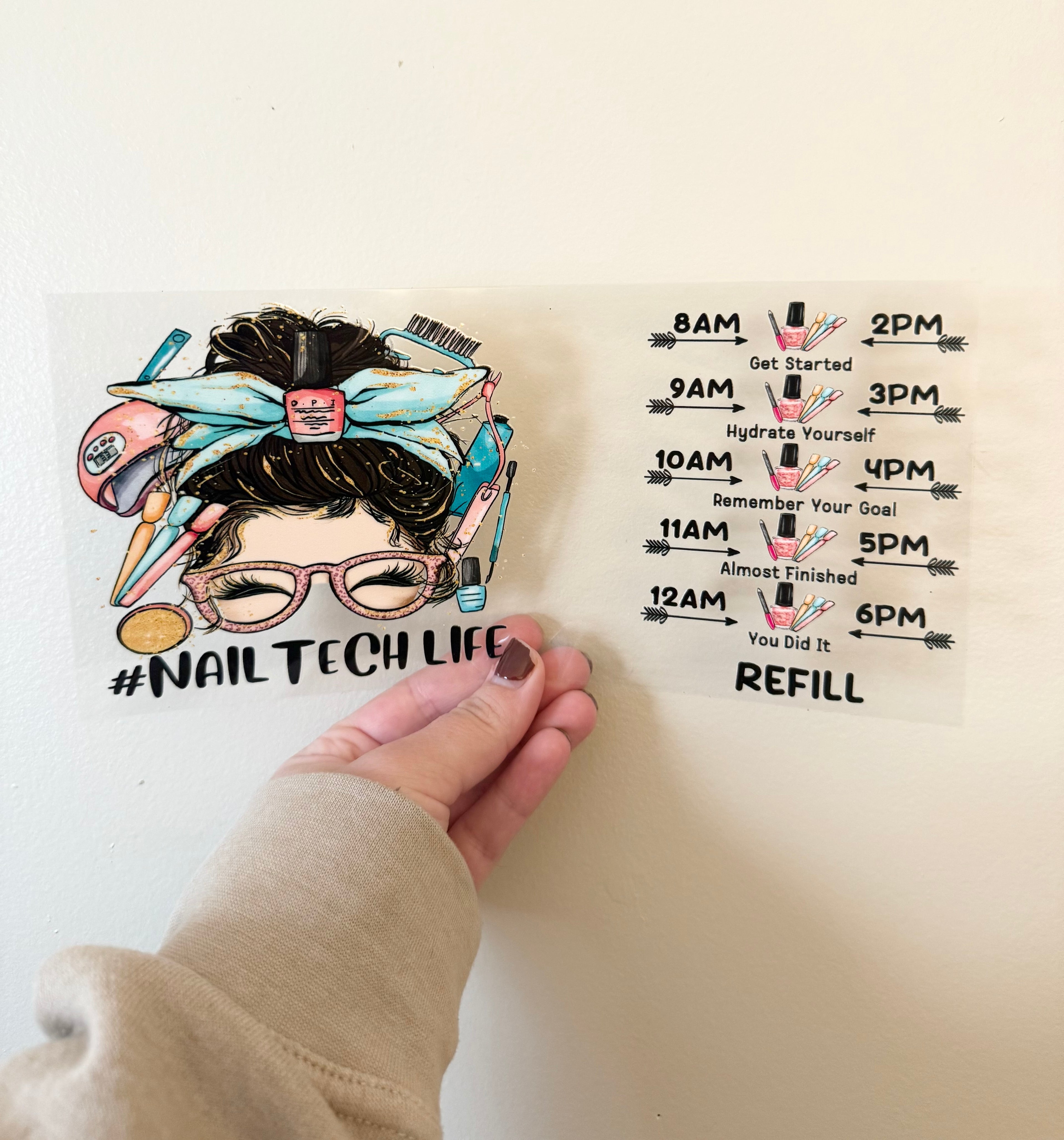 Nail Tech Wrap