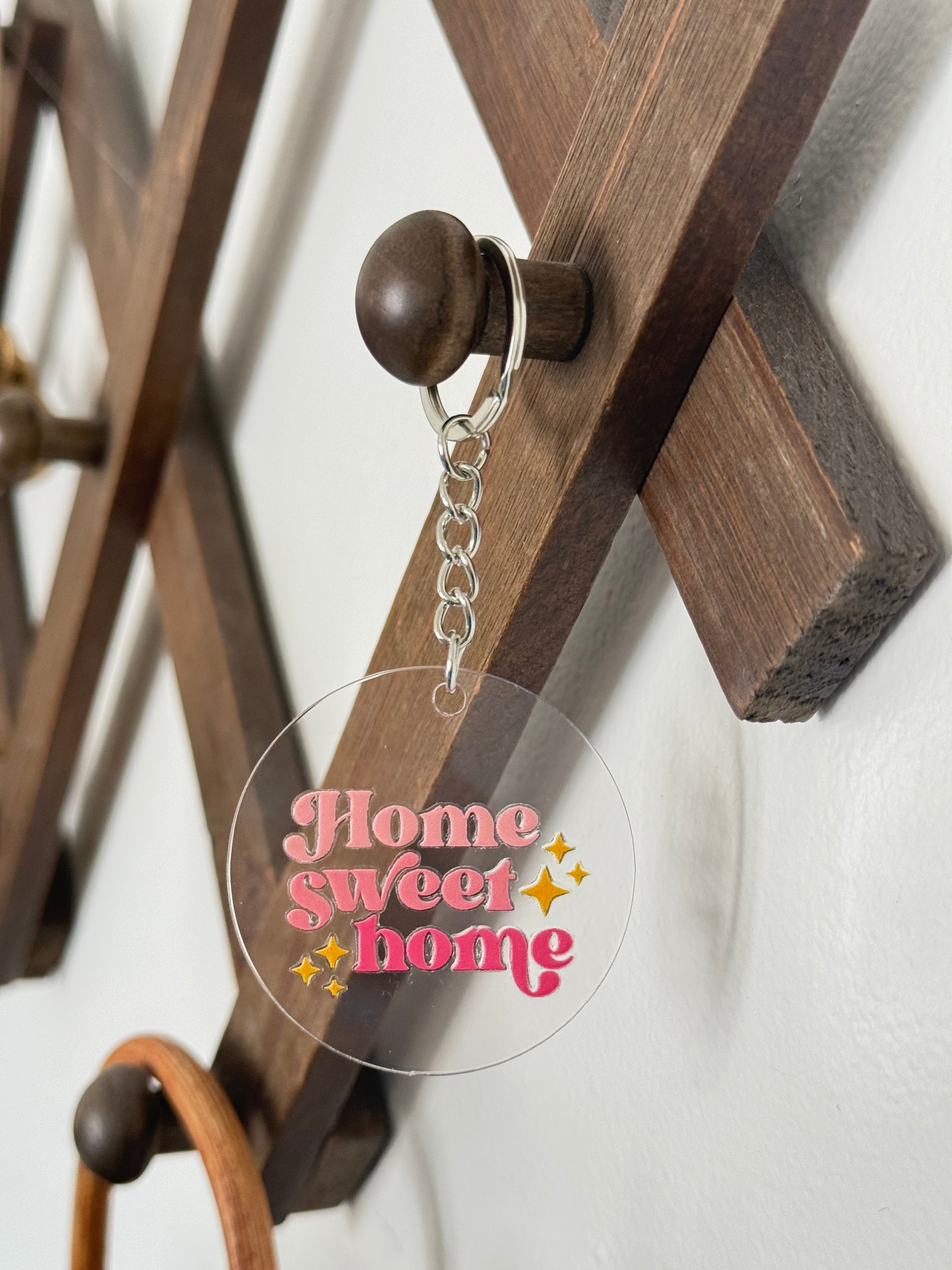 Home sweet home keychain