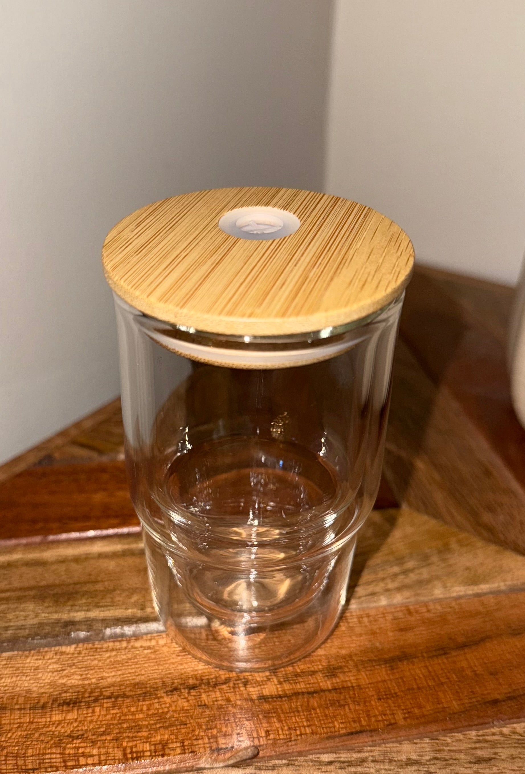4oz Snow Globe Shot Glass