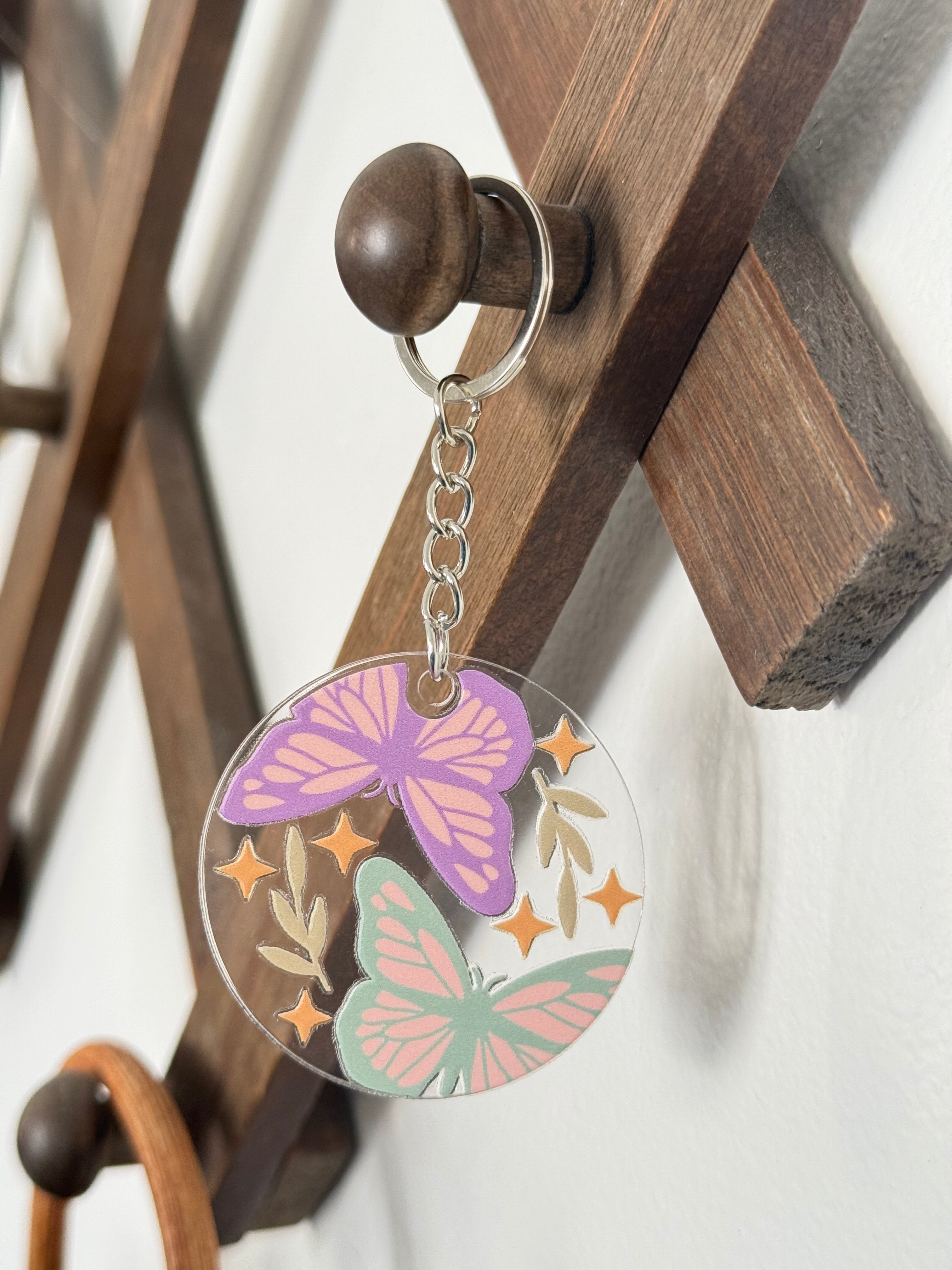 Butterfly keychain