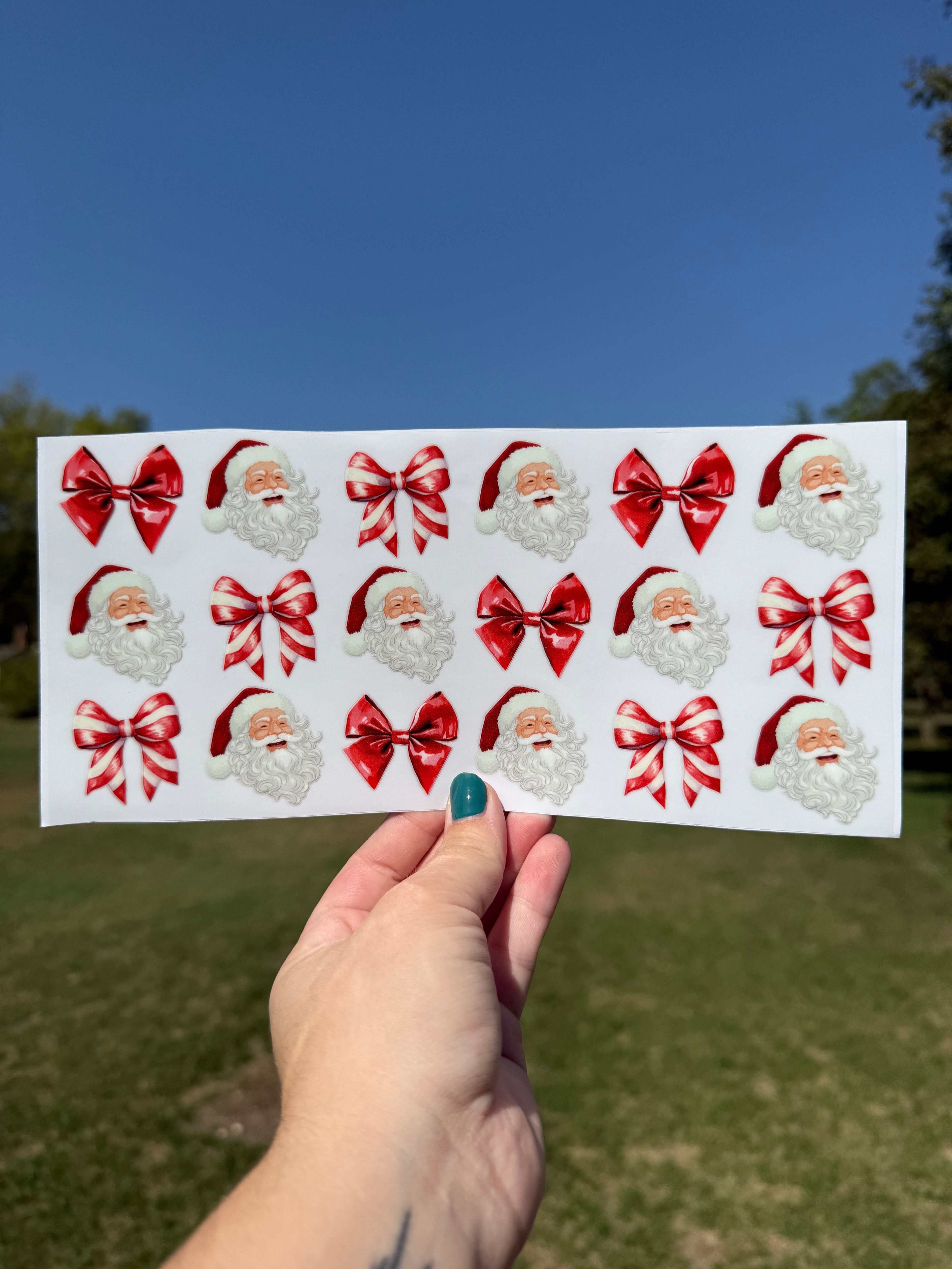 Santa Bows Wrap