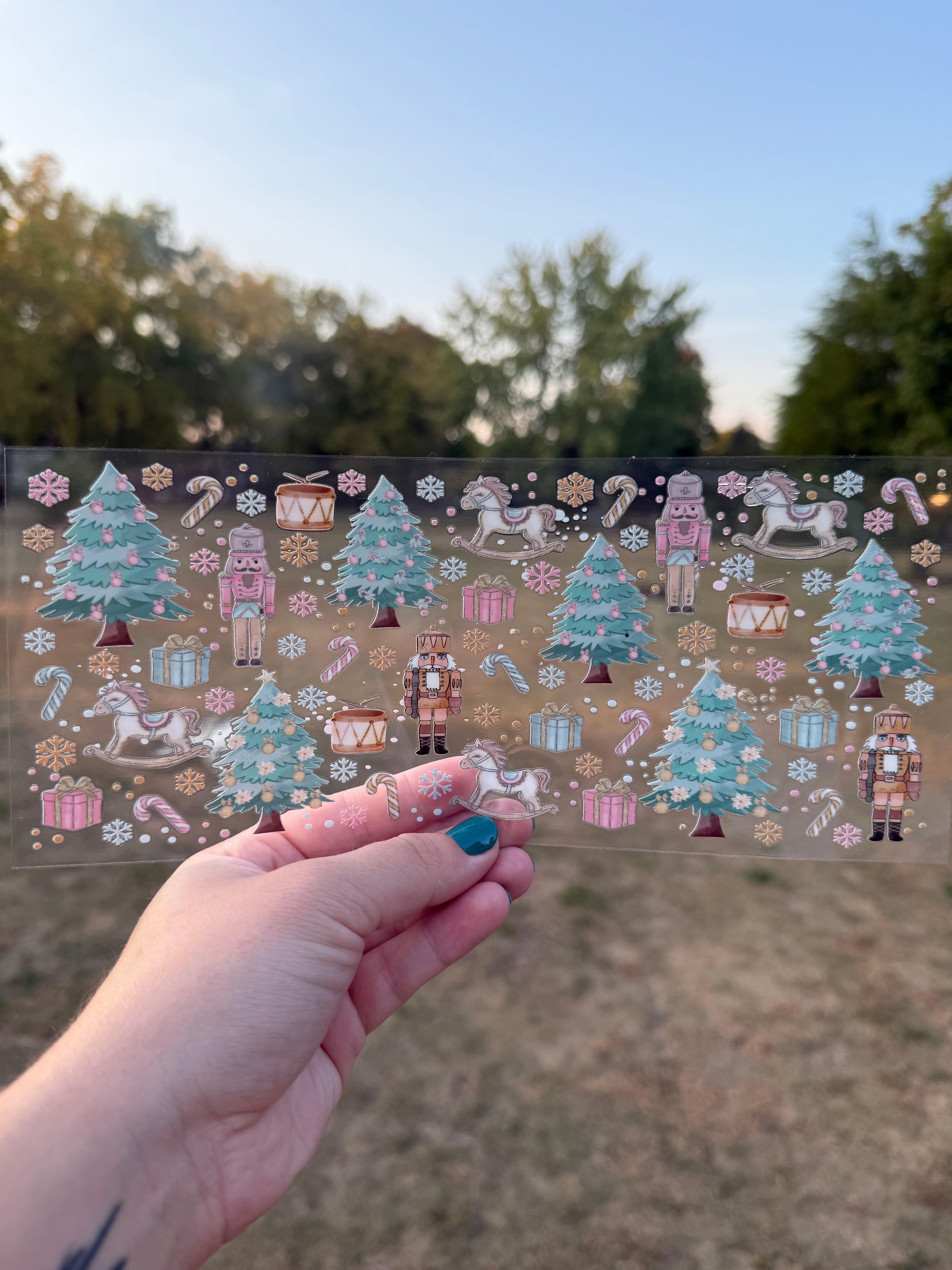 Pastel Christmas Wrap