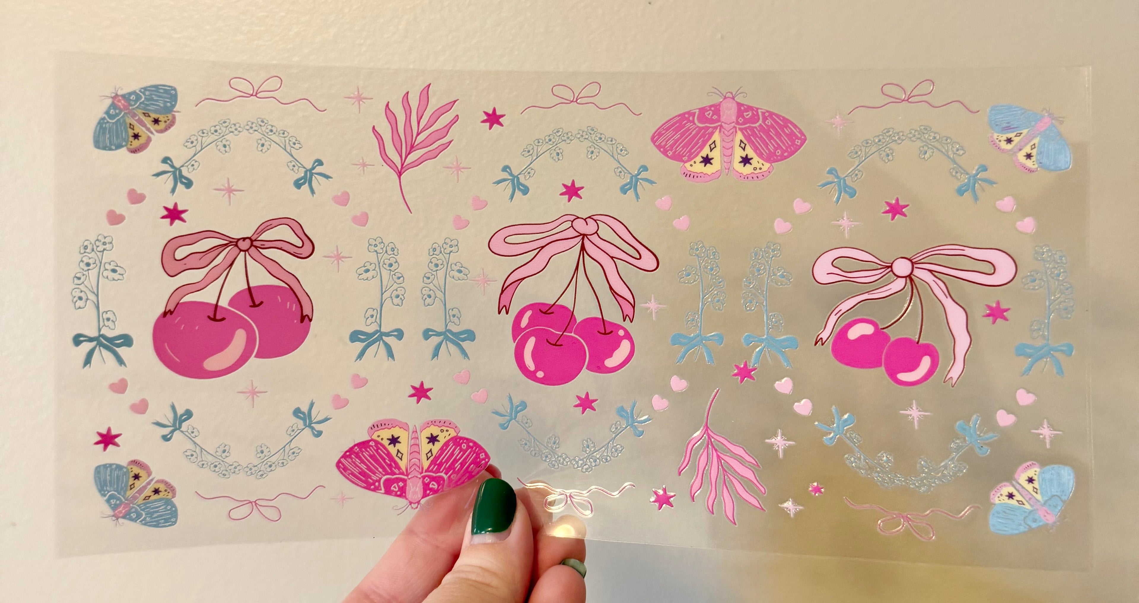 Moth and Cherries