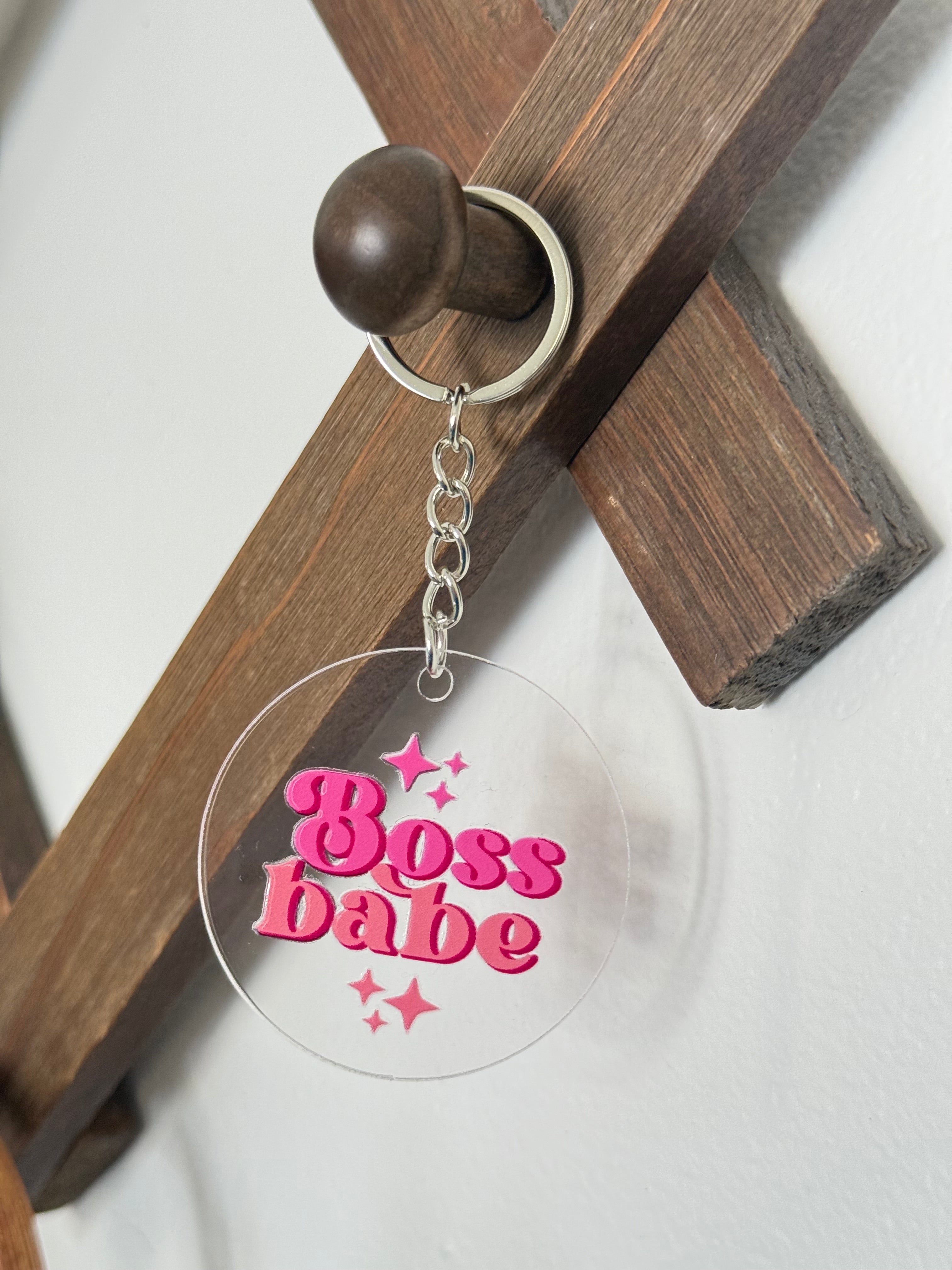 Boss Babe keychain