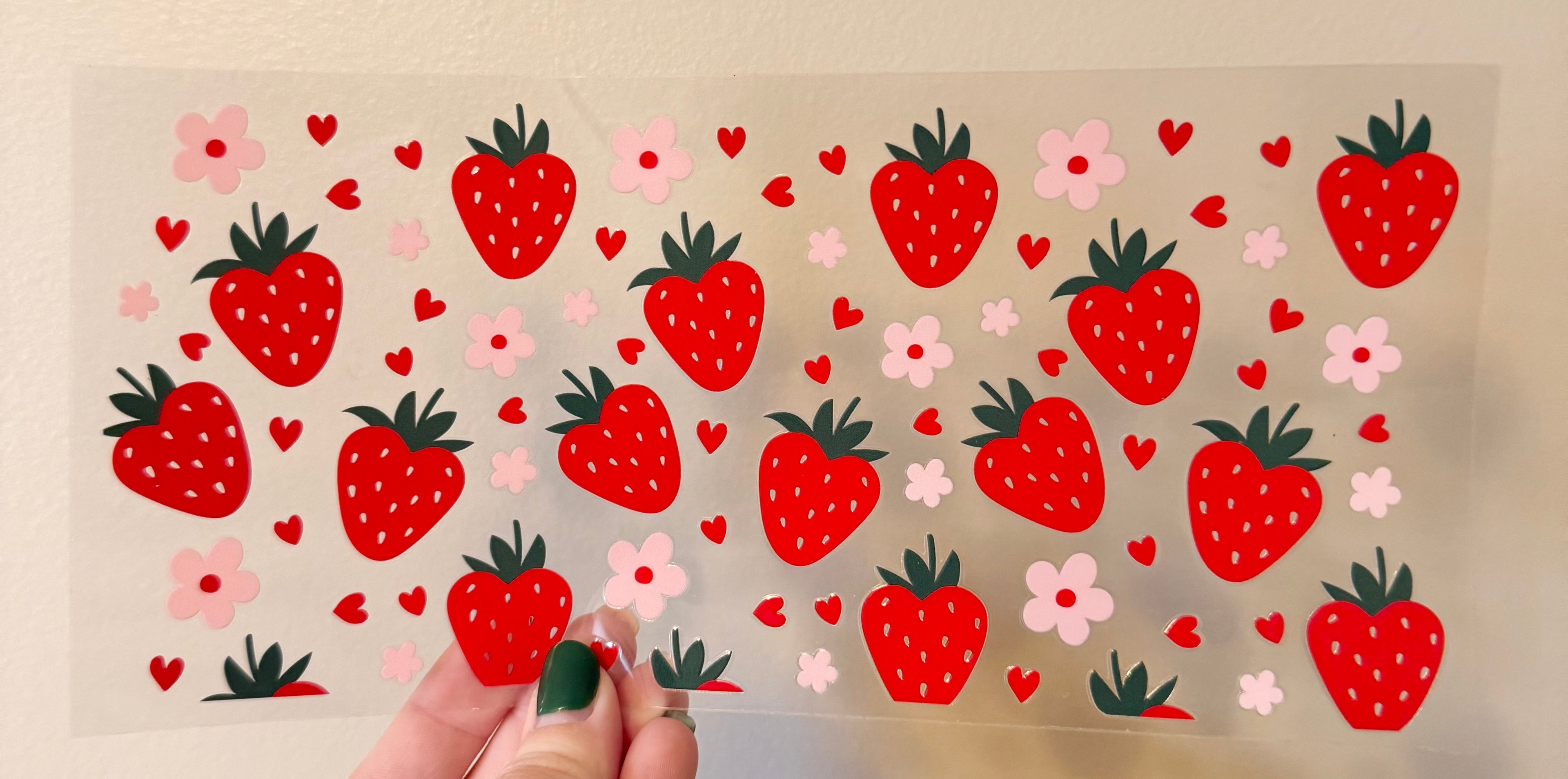 Strawberries and Flowers