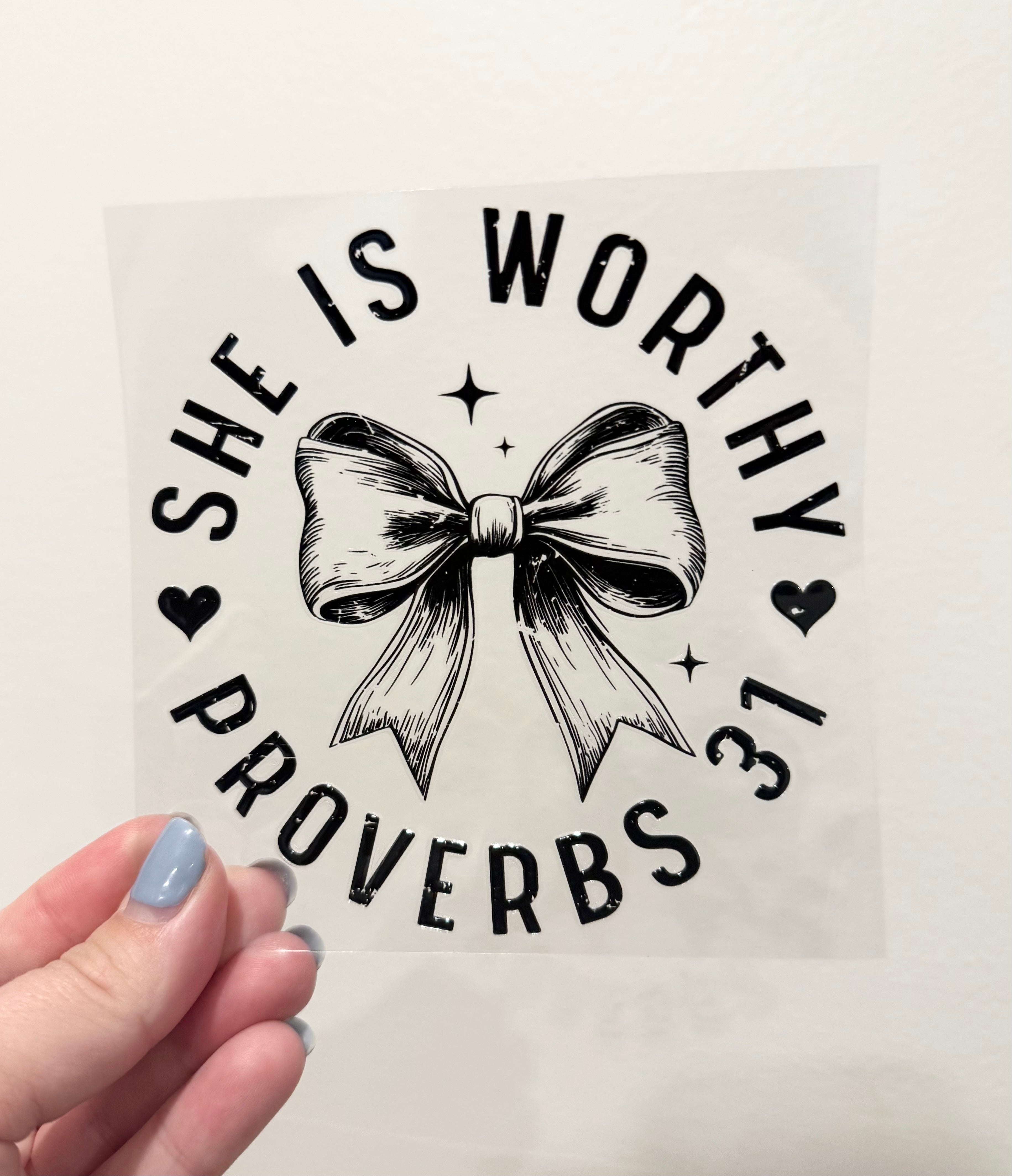 She is Worthy Decal