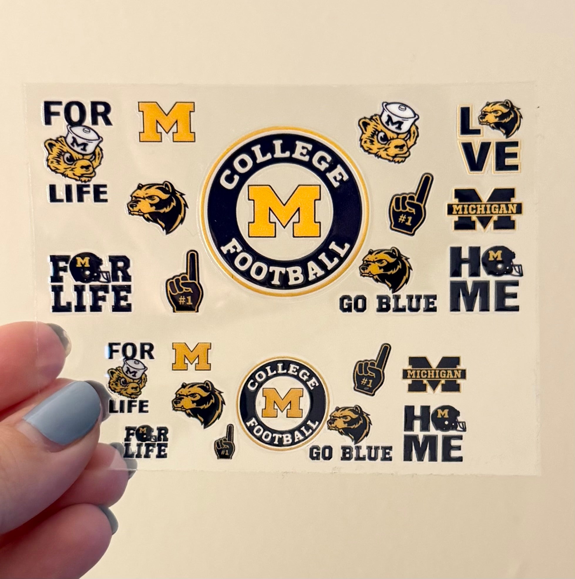 Michigan Shot Glass Wrap