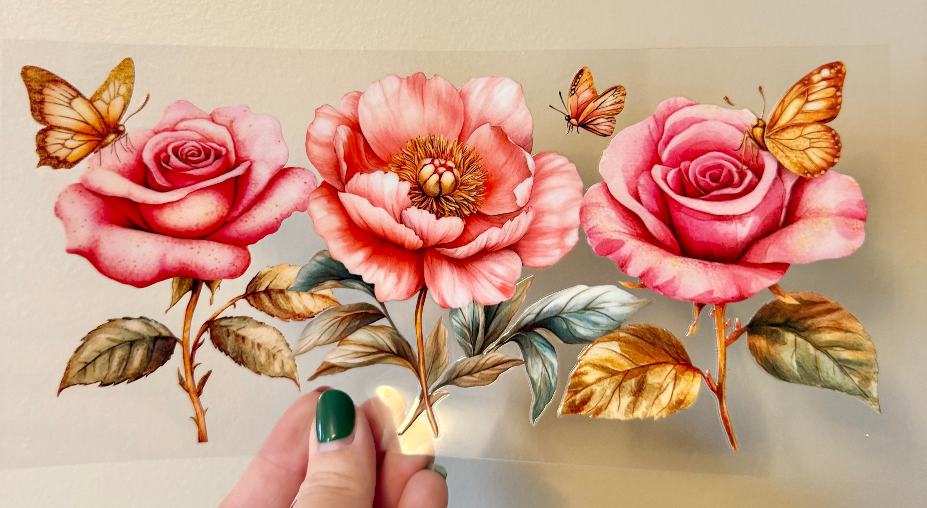 Roses and Butterflies