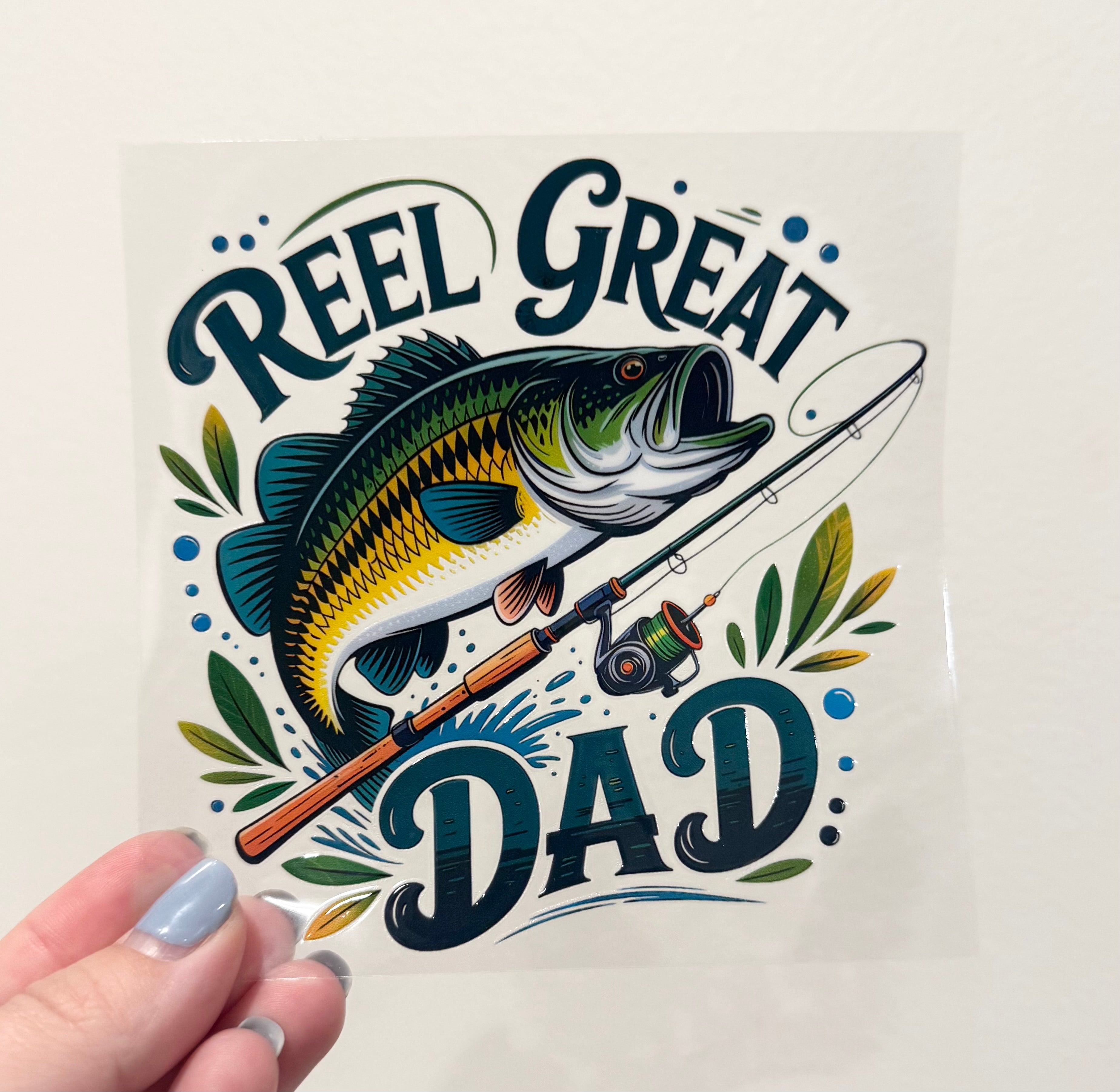 Reel Great Dad Decal