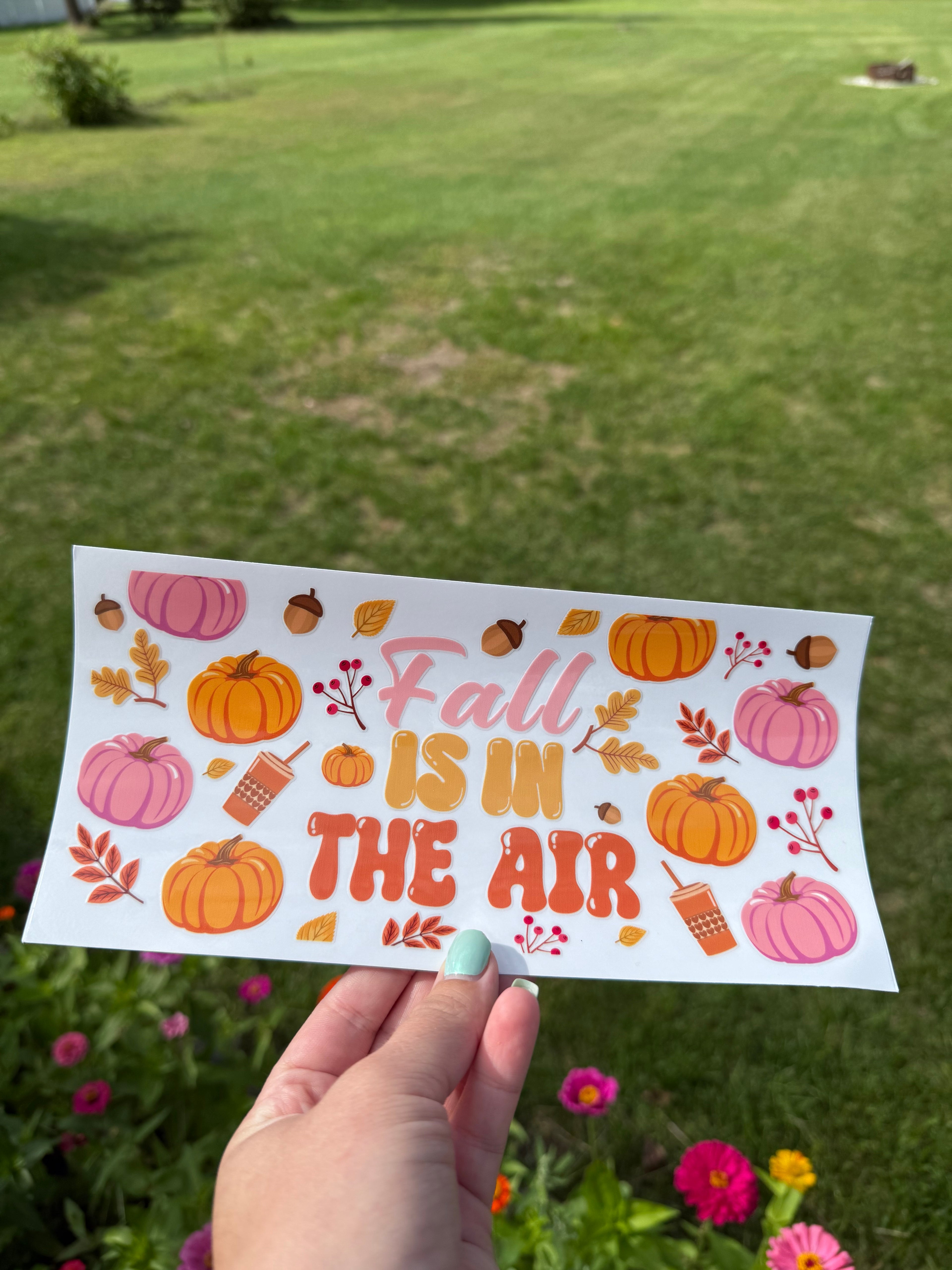 Fall is in the air Decal