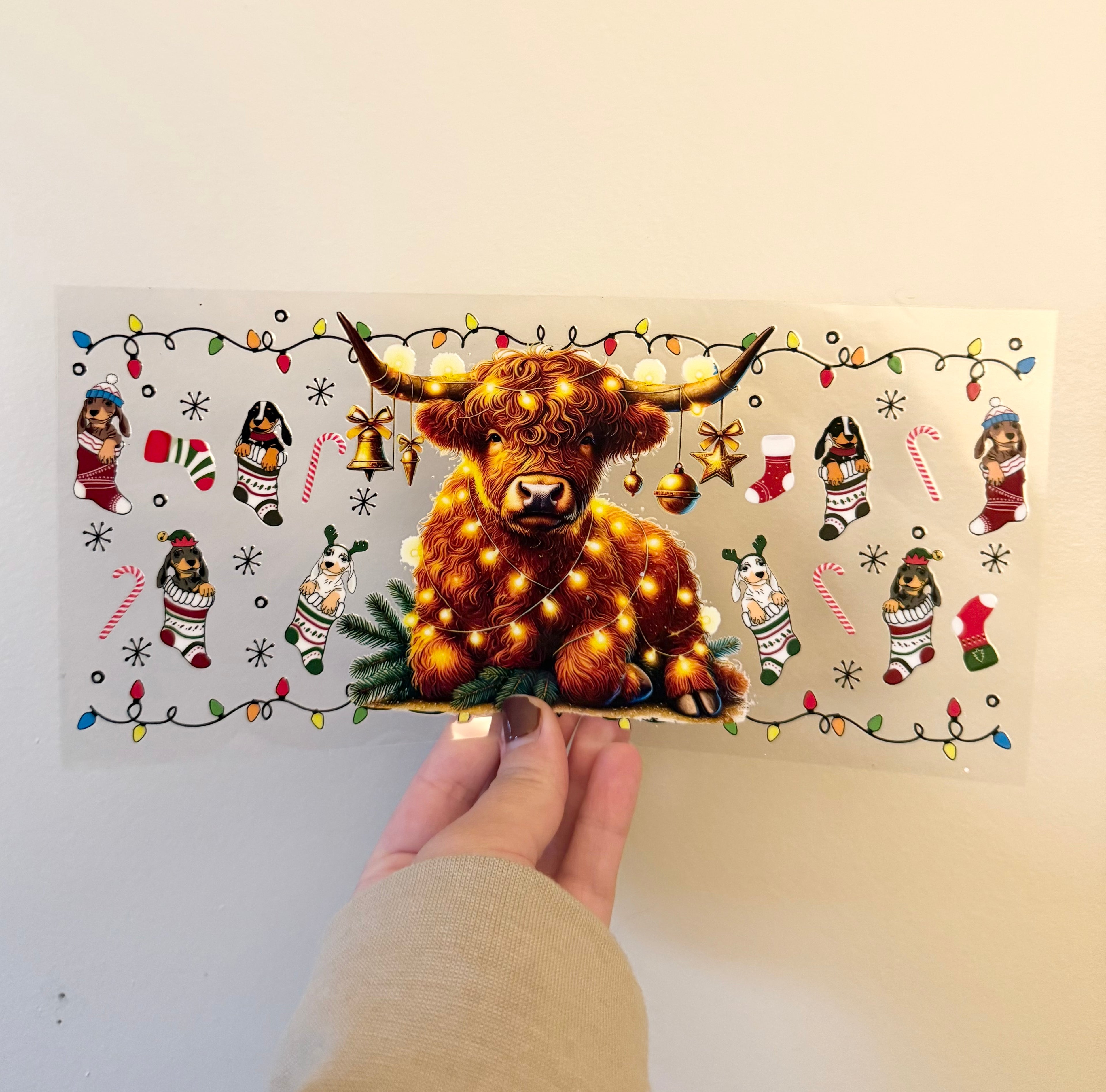 Highland & Dog Christmas Wrap