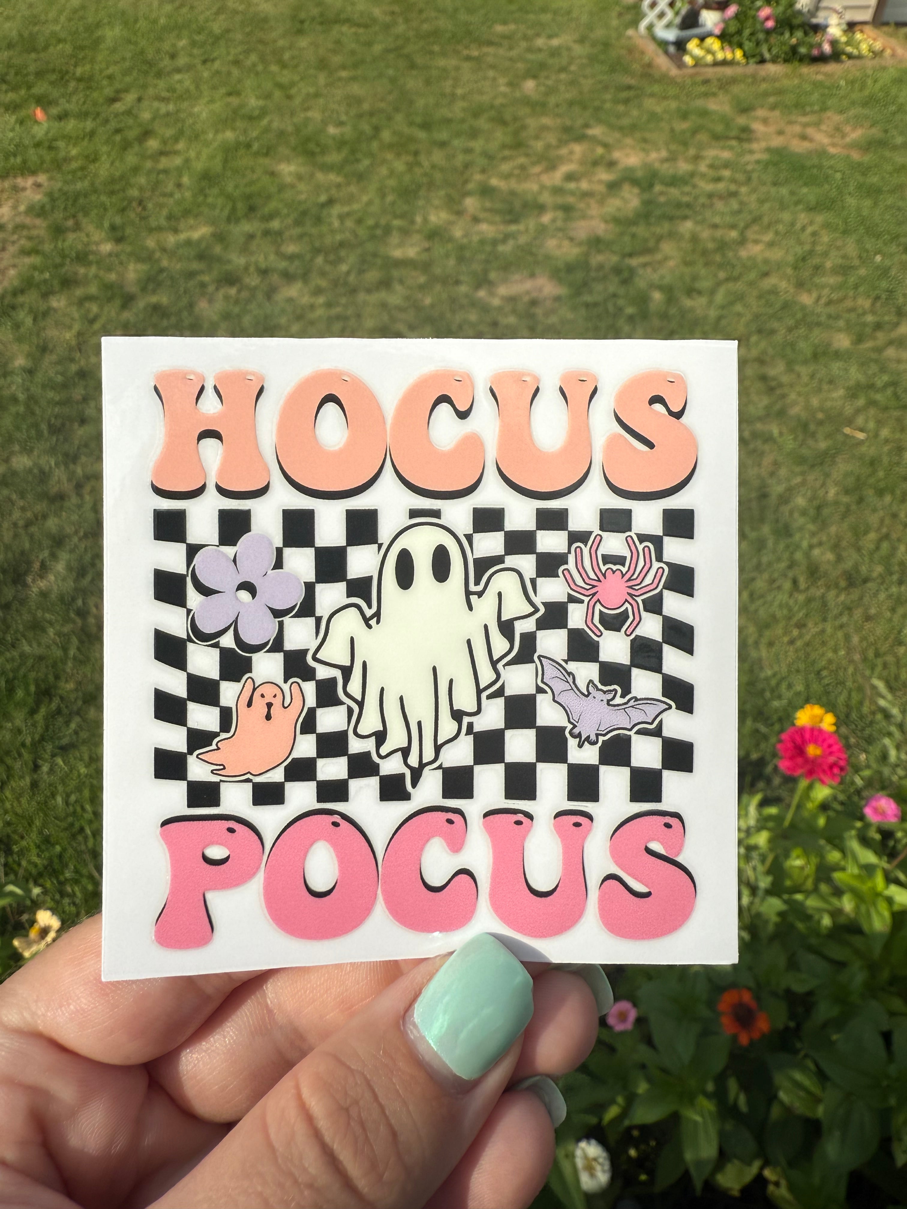 Checkered Hocus Pocus Decal