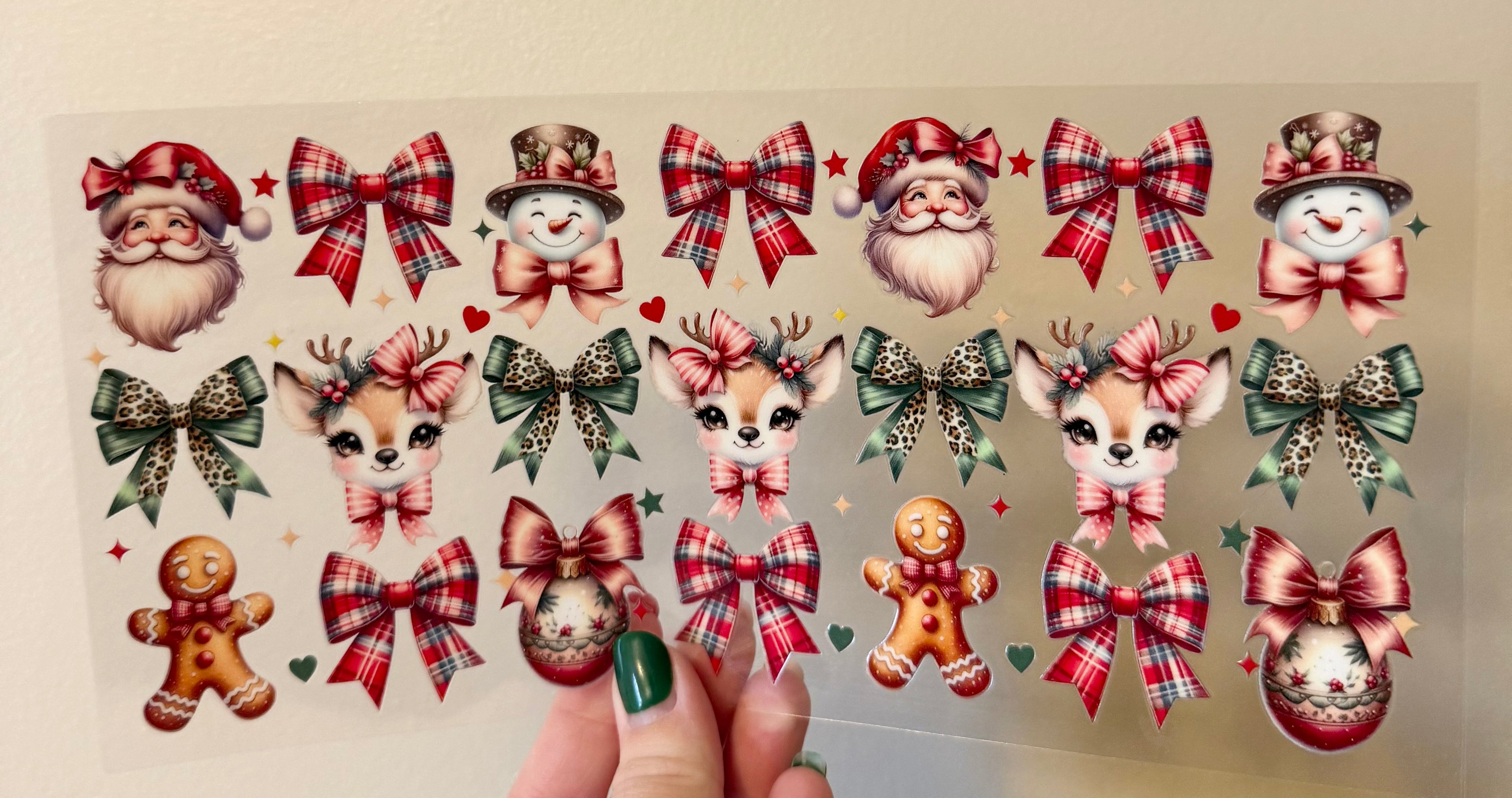 Christmas and bows