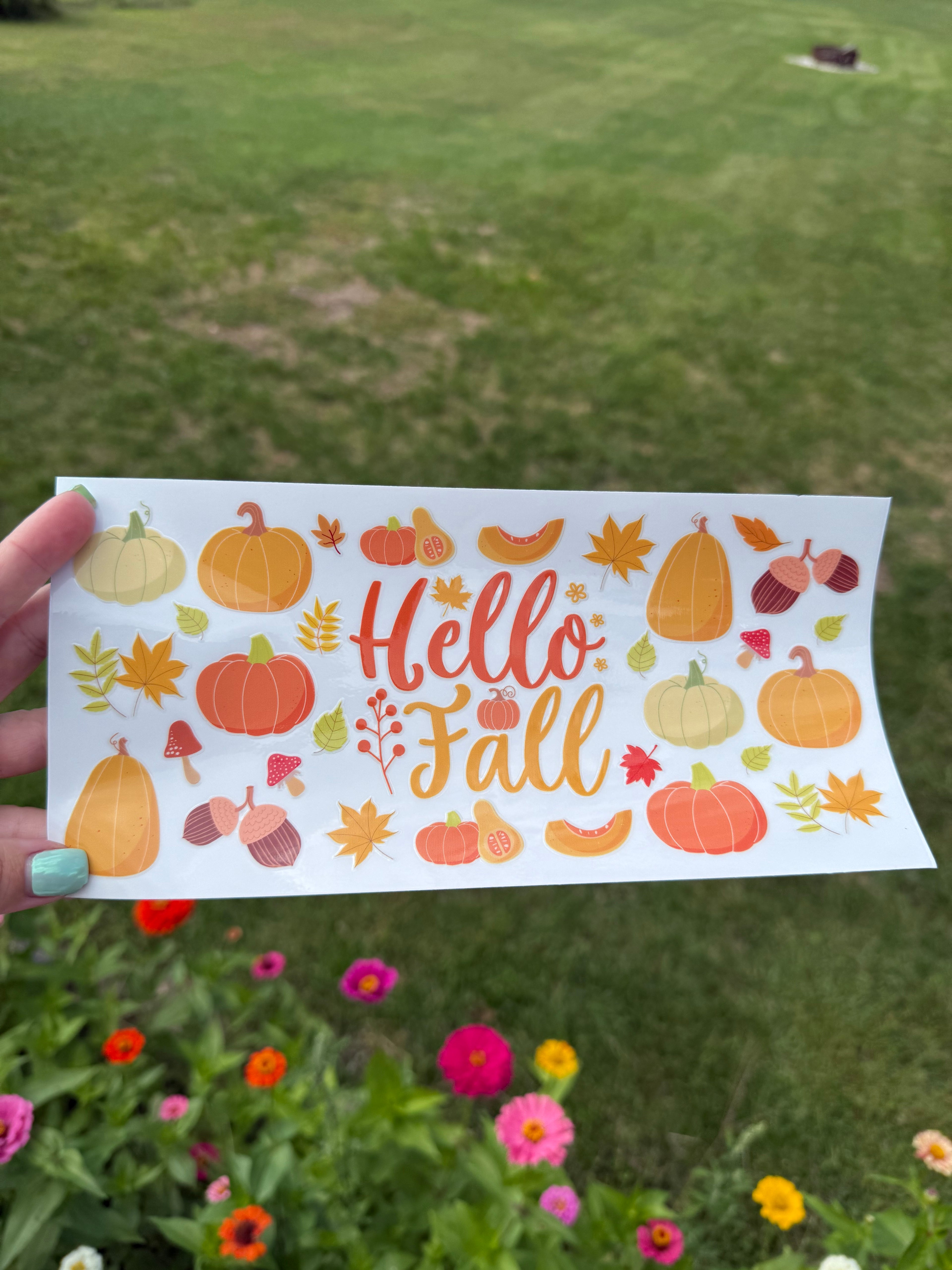 Hello Fall Wrap