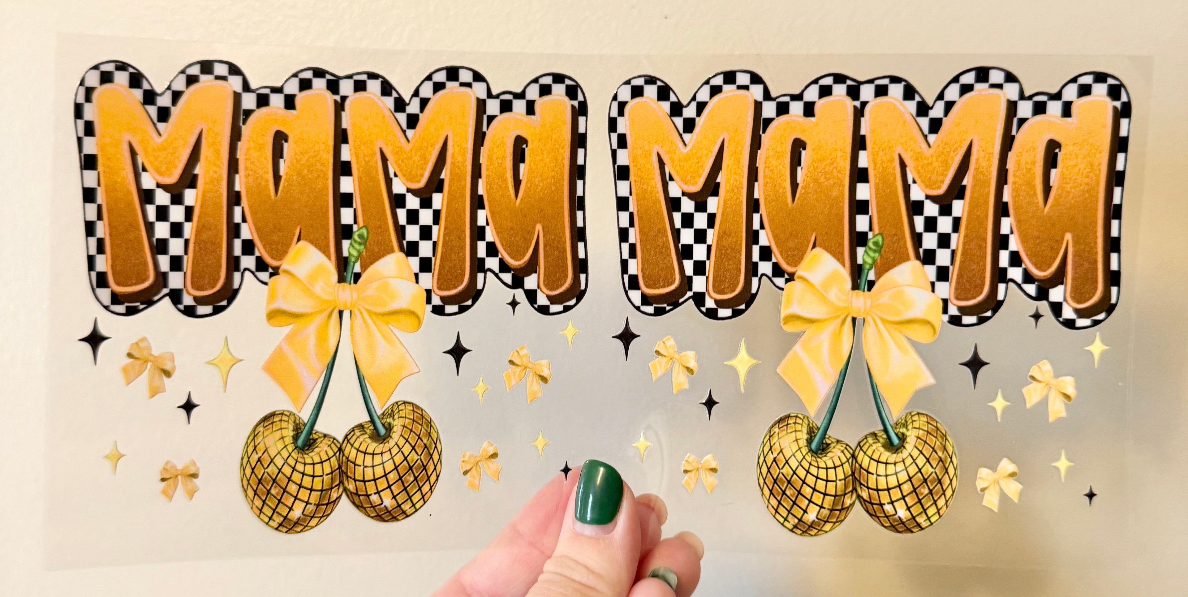 Mama w/ Gold Cherries