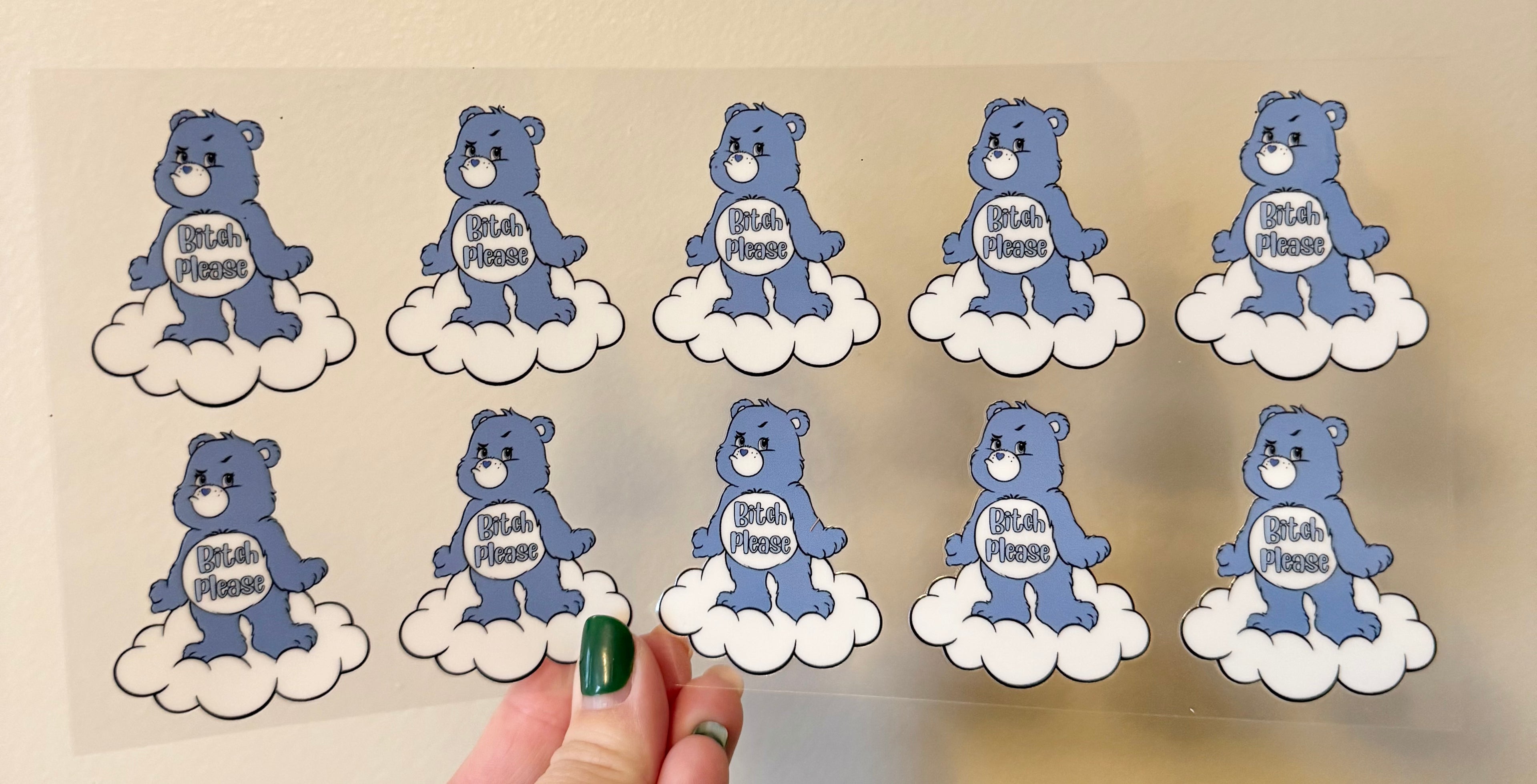 Dark Blue Swear Bear