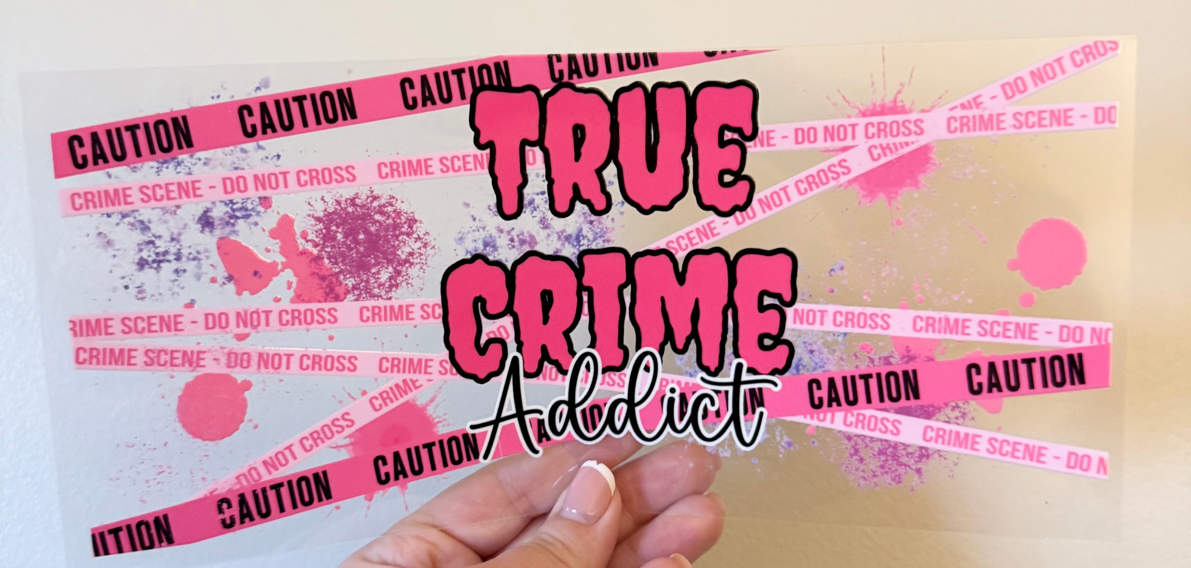 Pink True Crime Addict