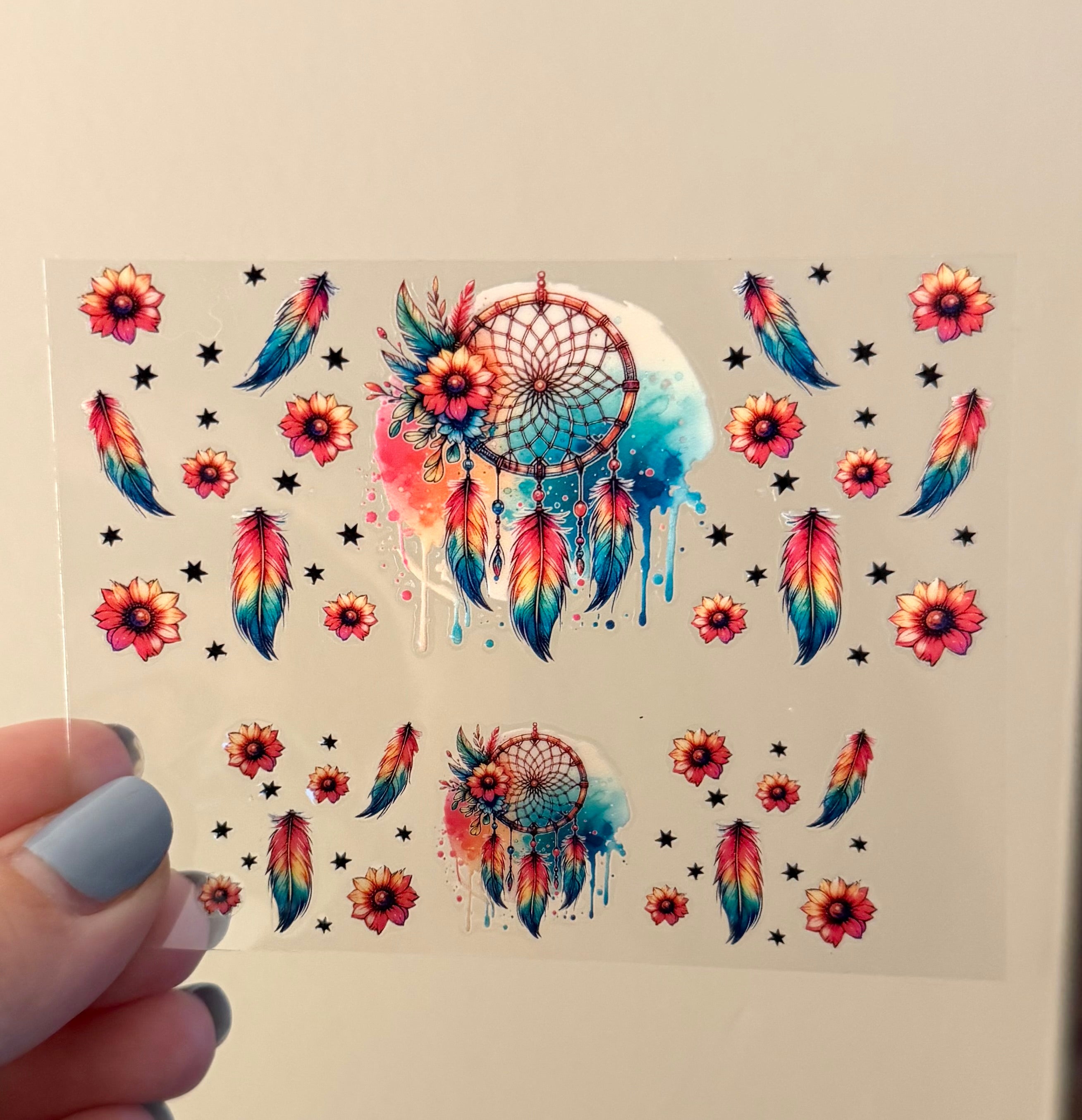Feathers Shot Glass Wrap