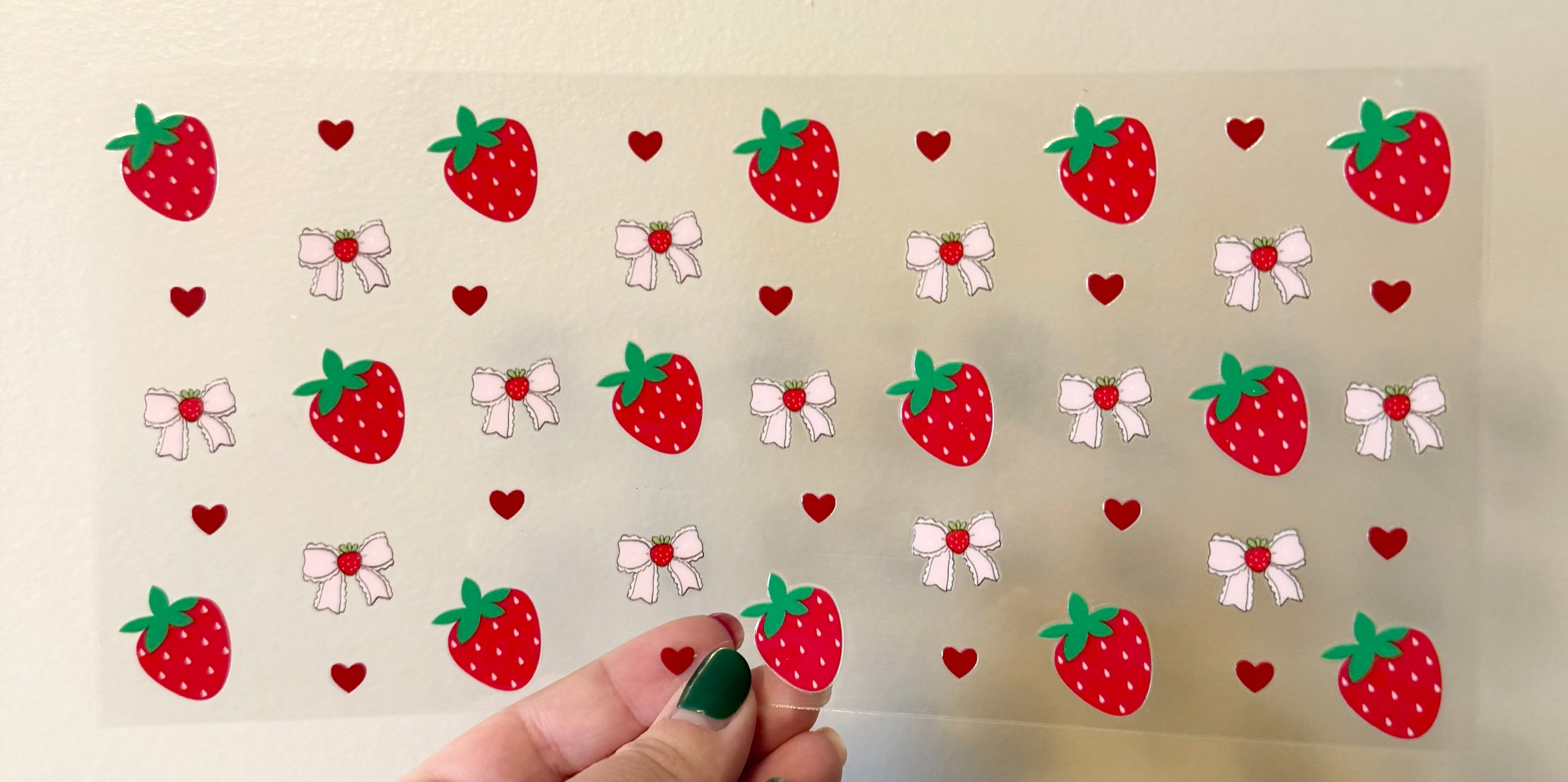 Strawberries and bows