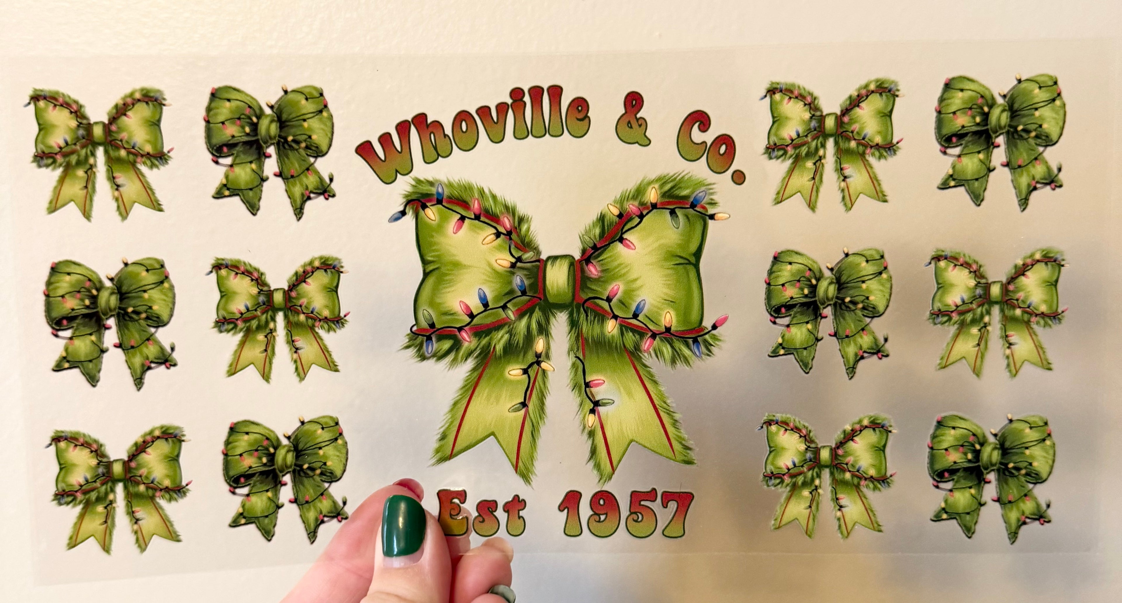 Grinch Bows