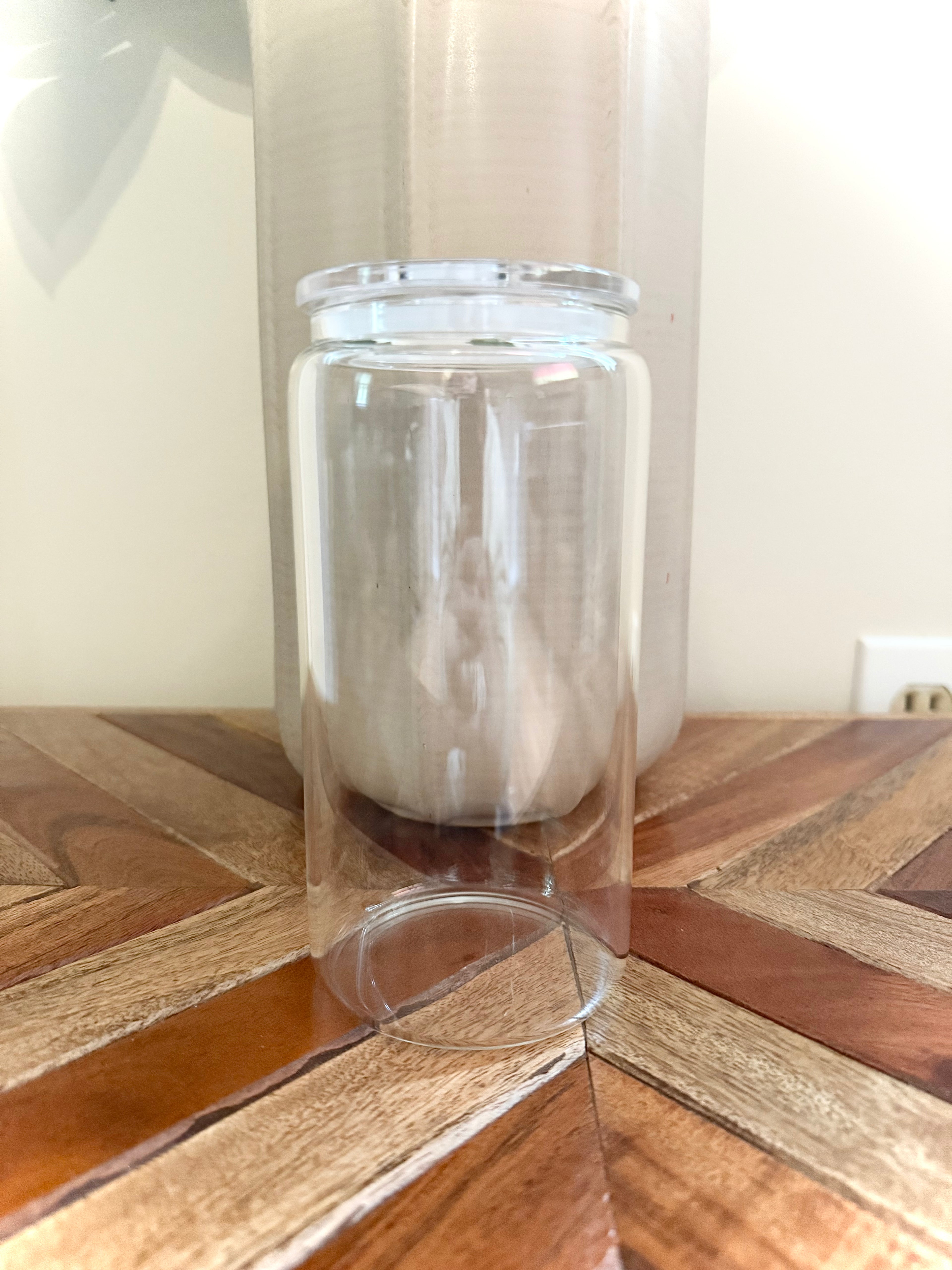 16oz GLASS (non snow globe) Tumbler